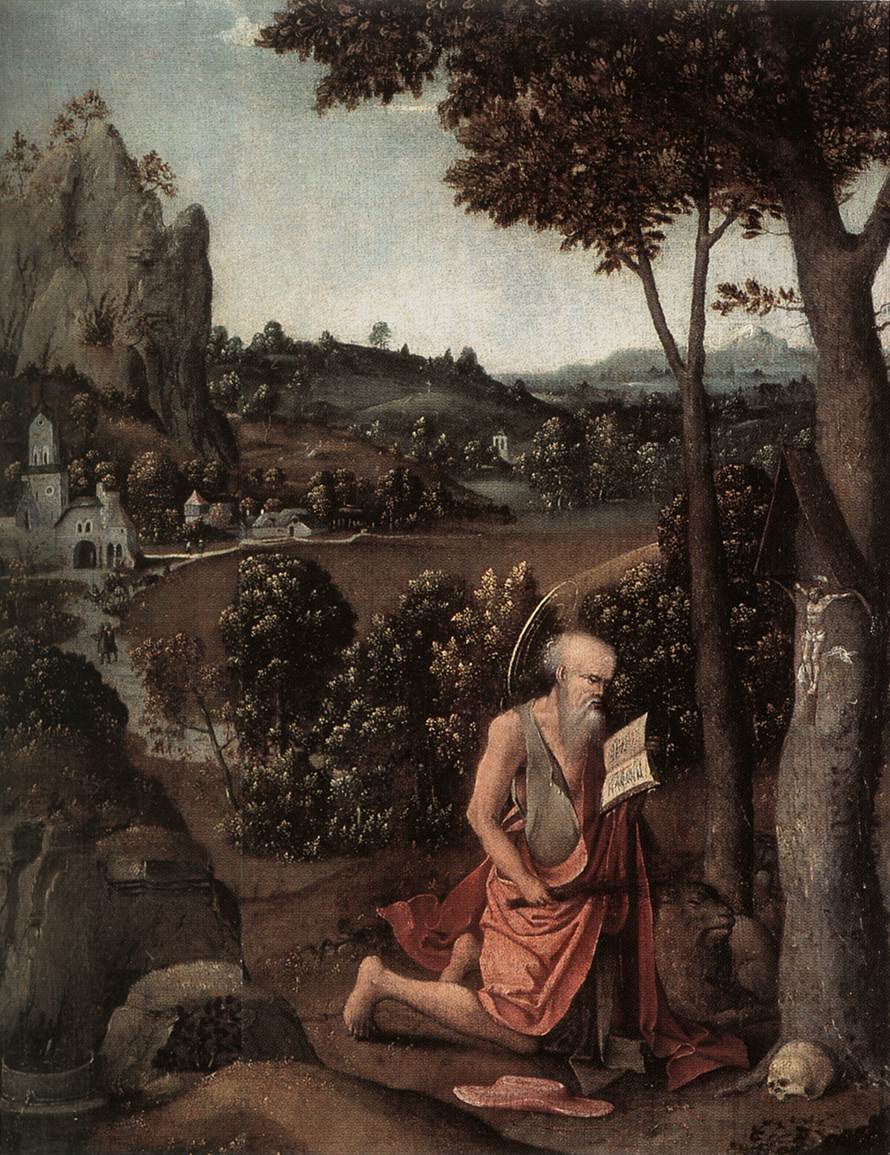 Rocky Landscape with Saint Jerome af